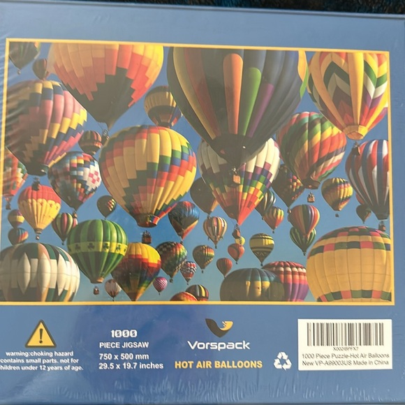 New never opened 1000 piece puzzle of hot air balloons by Vorspack - Picture 4 of 4
